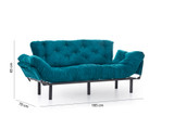 Sofa za 3 sjedala Nitta Triple - Petrol Green
