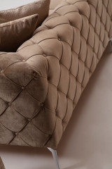 4-sjedala Sofa Como - tamno krem