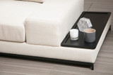 4-sjedala Sofa Linija sa bočnim stolom - bež