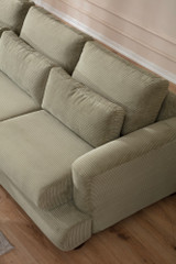 4-sjedala Sofa Rijeka 4 sjedala lijevo (Xc lijevo-2R) - zelena