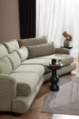 4-sjedala Sofa Rijeka 4 sjedala desno (L2-Xc desno) - zelena