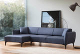 Ugaona sofa Belissimo Lijevo - Plavo Ugaona sofa Belissimo Lijevo - Plavo