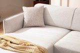 Ugaona sofa Belissimo lijevo - Off White