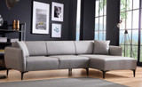 Ugaona sofa Belissimo desno - siva Ugaona sofa Belissimo desno - siva