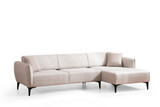 Ugaona sofa Belissimo desno - Off White