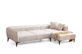 Ugaona sofa Belissimo desno - Off White