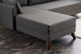 Ugaona sofa Bella kutna sofa lijevo - antracit Ugaona sofa Bella kutna sofa lijevo - antracit