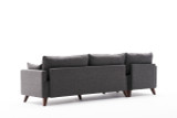 Ugaona sofa Bella kutna sofa lijevo - antracit Ugaona sofa Bella kutna sofa lijevo - antracit