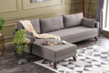 Ugaona sofa Bella kutna sofa lijevo - smeđa Ugaona sofa Bella kutna sofa lijevo - smeđa
