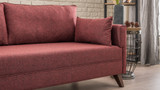 Ugaona sofa Ugaona garnitura Bella Lijeva 1 - Claret Red Ugaona sofa Ugaona garnitura Bella Lijeva 1 - Claret Red