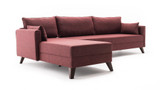 Ugaona sofa Ugaona garnitura Bella Lijeva 1 - Claret Red Ugaona sofa Ugaona garnitura Bella Lijeva 1 - Claret Red