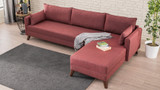 Ugaona sofa Bella Kutna Sofa Desna 1 - Claret Red Ugaona sofa Bella Kutna Sofa Desna 1 - Claret Red