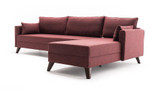 Ugaona sofa Bella Kutna Sofa Desna 1 - Claret Red Ugaona sofa Bella Kutna Sofa Desna 1 - Claret Red