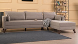 Ugaona sofa Bella kutna garnitura desna 1 - krem Ugaona sofa Bella kutna garnitura desna 1 - krem
