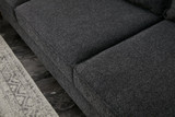 Ugaona sofa Berlin - antracit, zlato Ugaona sofa Berlin - antracit, zlato