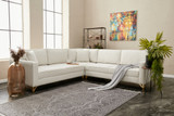 Ugaona sofa Berlin - krem, zlato Ugaona sofa Berlin - krem, zlato
