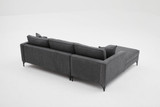 Ugaona sofa Berlin lijevo - antracit, crna Ugaona sofa Berlin lijevo - antracit, crna
