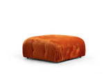 Ugaona sofa Bubble Corner (L1-O1-1R -Puf) - Narandžasta Ugaona sofa Bubble Corner (L1-O1-1R -Puf) - Narandžasta