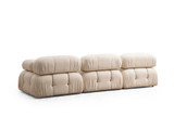 Ugaona sofa Bubble krema Bouclette L1-O1-1R-PUF