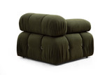 Ugaona sofa Bubble Green L1-O1-1R-PUF