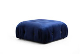 Ugaona sofa Bubble Velvet plava L1-O1-1R-PUF