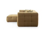 Ugaona sofa Cady 3 sjedala lijevo - kaki