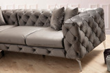 Ugaona sofa Como desno - antracit Ugaona sofa Como desno - antracit