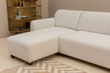 Ugaona sofa Eddy Corner Lijevi (CHL-3R) - Bijela