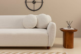 Ugaona sofa Eddy Corner Lijevi (CHL-3R) - Bijela