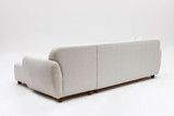 Ugaona sofa Eddy Corner Right (L3-CHL) - Bijela