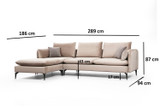 Ugaona sofa Felix Corner