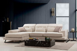 Ugaona sofa Frido Korner Lijevi (Chl+3R) - Ecru