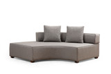 Ugaona sofa Gondol-1 (L3-CHL) - Siva