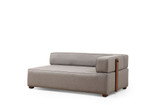 Ugaona sofa Gondol-4 (CHL SOL-CHLSAĞ-3R) - Siva
