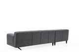Ugaona sofa Jivago Corner Lijevi (Chl-2R) - Siva