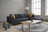 Ugaona sofa Kale Velvet desno - antracit Ugaona sofa Kale Velvet desno - antracit