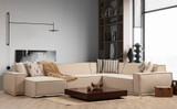 Ugaona sofa Lego kutak (Chl-02-C-2R) - krem