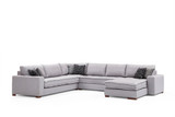 Ugaona sofa Lena Corner - svijetlo siva