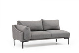 Ugaona sofa Leo Corner Desni - Siva