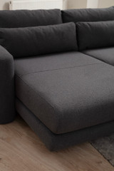 Ugaona sofa Lily Corner lijevo sivo Ugaona sofa Lily Corner lijevo sivo
