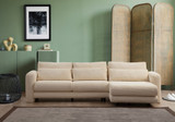 Ugaona sofa Lily Corner desno bež