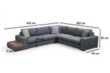Ugaona sofa Petlja 6