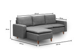 Ugaona sofa Lungo