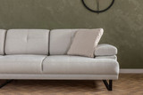 Ugaona sofa Mustang veliki lijevo - bež