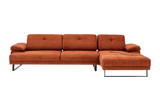 Ugaona sofa Mustang mali desni - narandžasti