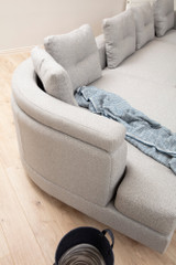 Ugaona sofa Padova Kutak -2 - svijetlo siva