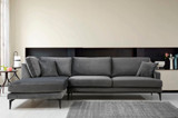 Ugaona sofa Papira ugao lijevi (Chl+3R) - antracit
