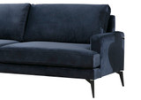 Ugaona sofa Papira ugao lijevi (Chl+3R) - tamnoplava