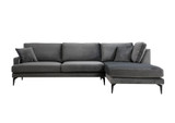 Ugaona sofa Papira ugao desni (L3+Chl) - antracit