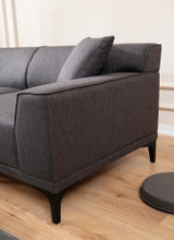 Ugaona sofa Petra L kut - Antracit